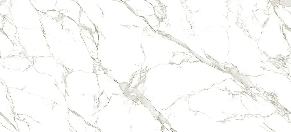 Plan de travail Dekton Aura 15, effet marbre blanc veiné de gris