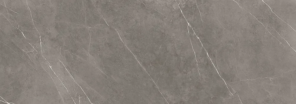 Plan de travail Laminam Pietra Grey, effet pierre grise à fines veines blanches